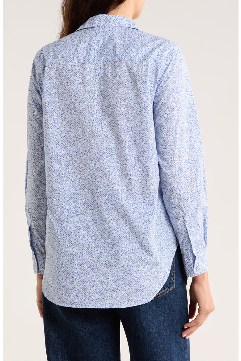 Classic Cotton Button-Up Shirt, Alternate, color, SMALL BLUE