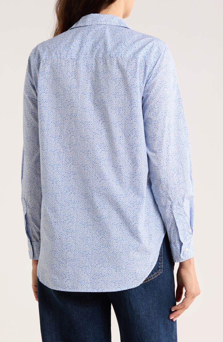 Frank & Eileen Classic Cotton Button-Up Shirt, Alternate, color, Small Blue