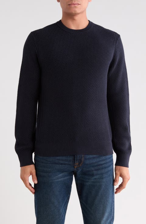 Arrowhead Stitch Crewneck Sweater