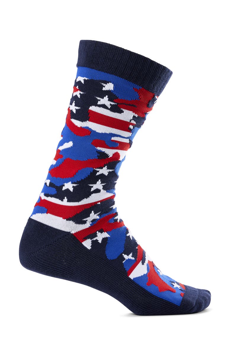 Polo Ralph Lauren 2-pk Americana Crew Socks, Alternate, color, 