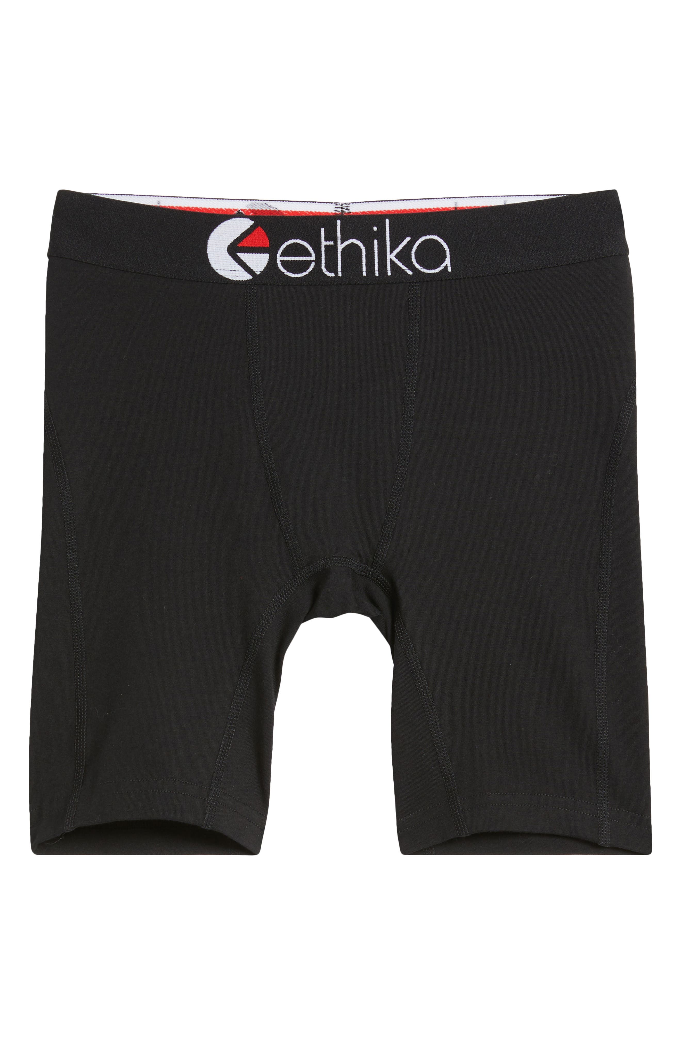 Ethika Kids' Blackout Boxer Briefs in Blackout Boys 
