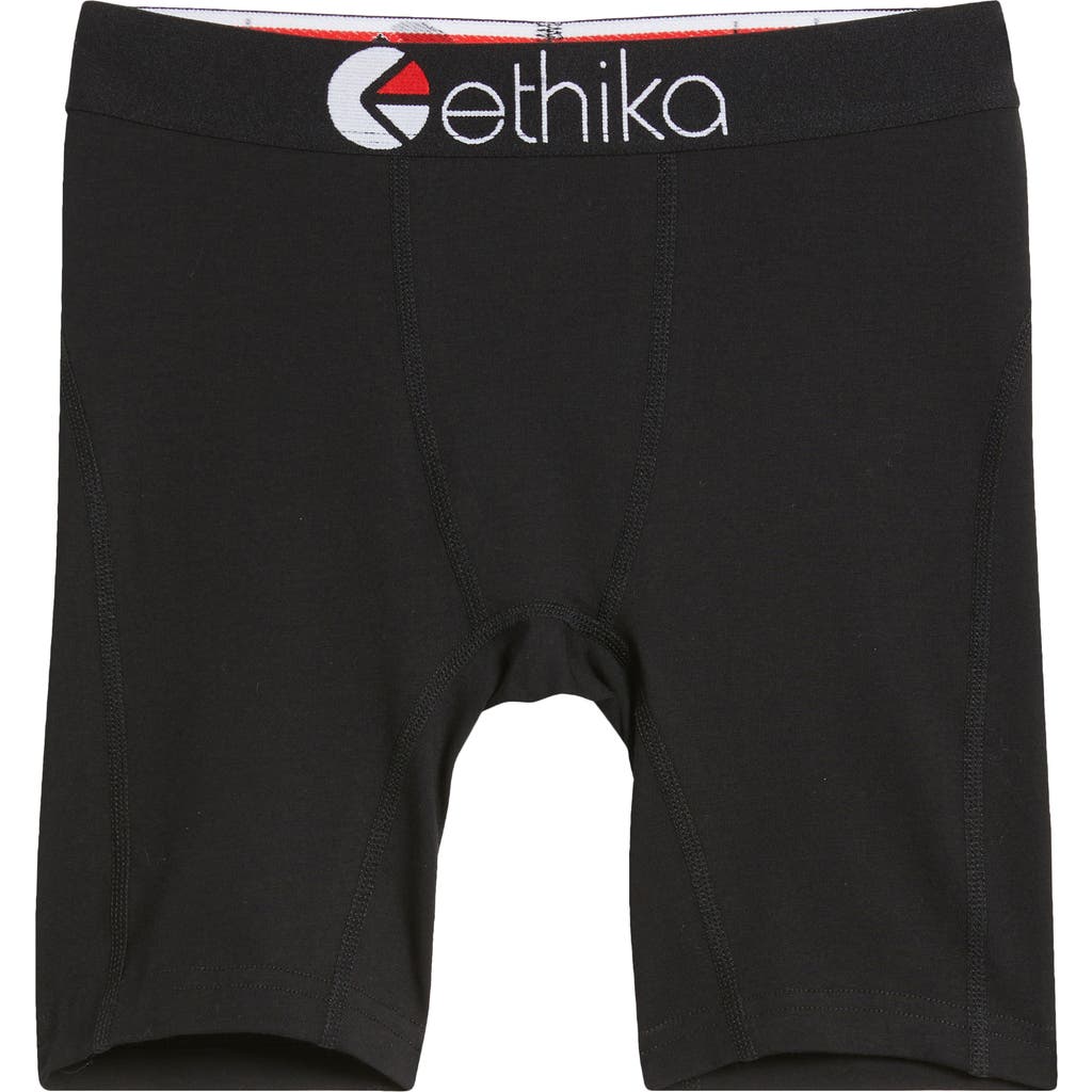 Ethika Kids' Blackout Boxer Briefs in Blackout Boys