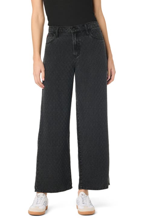 Rosalie High Waist Wide Leg Jeans (Back In Black)