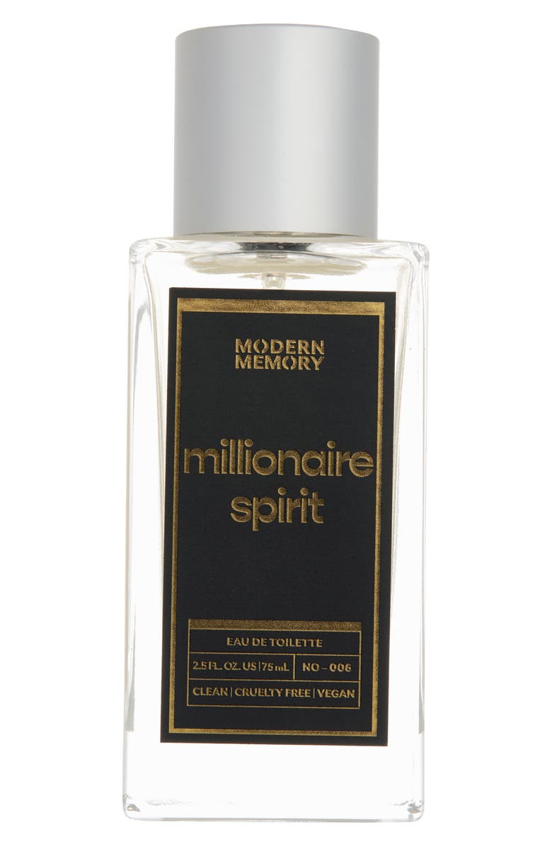 MODERN MEMORY Millionaire Spirit Eau de Toilette, Main, color, 