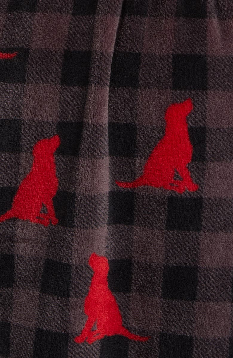 Majestic International Chalet Chic Fleece Robe, Alternate, color, 