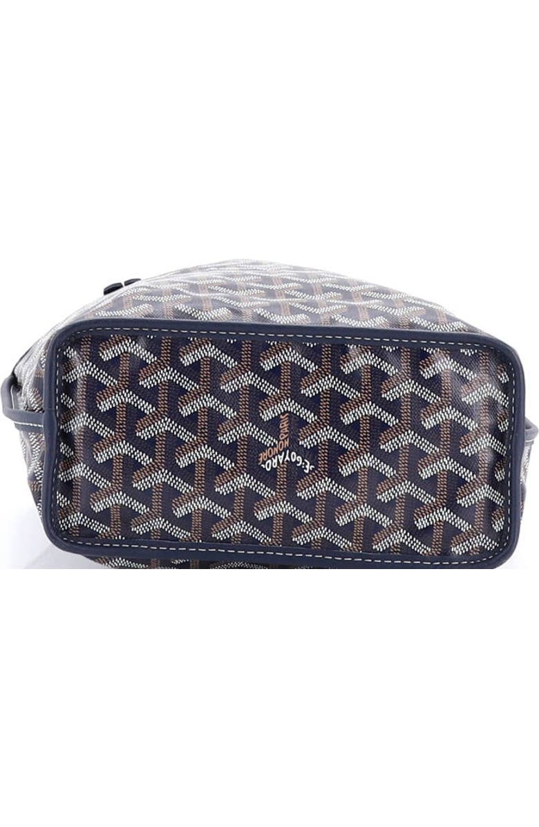 Pre-Owned Goyard Anjou Reversible Tote Coated Canvas Mini, Alternate, color, Blue