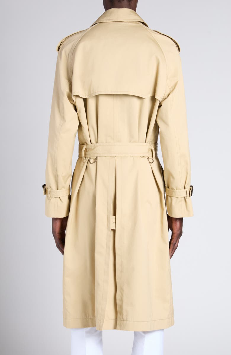 TOM FORD Cotton & Silk Parachute Trench Coat, Alternate, color, Camel