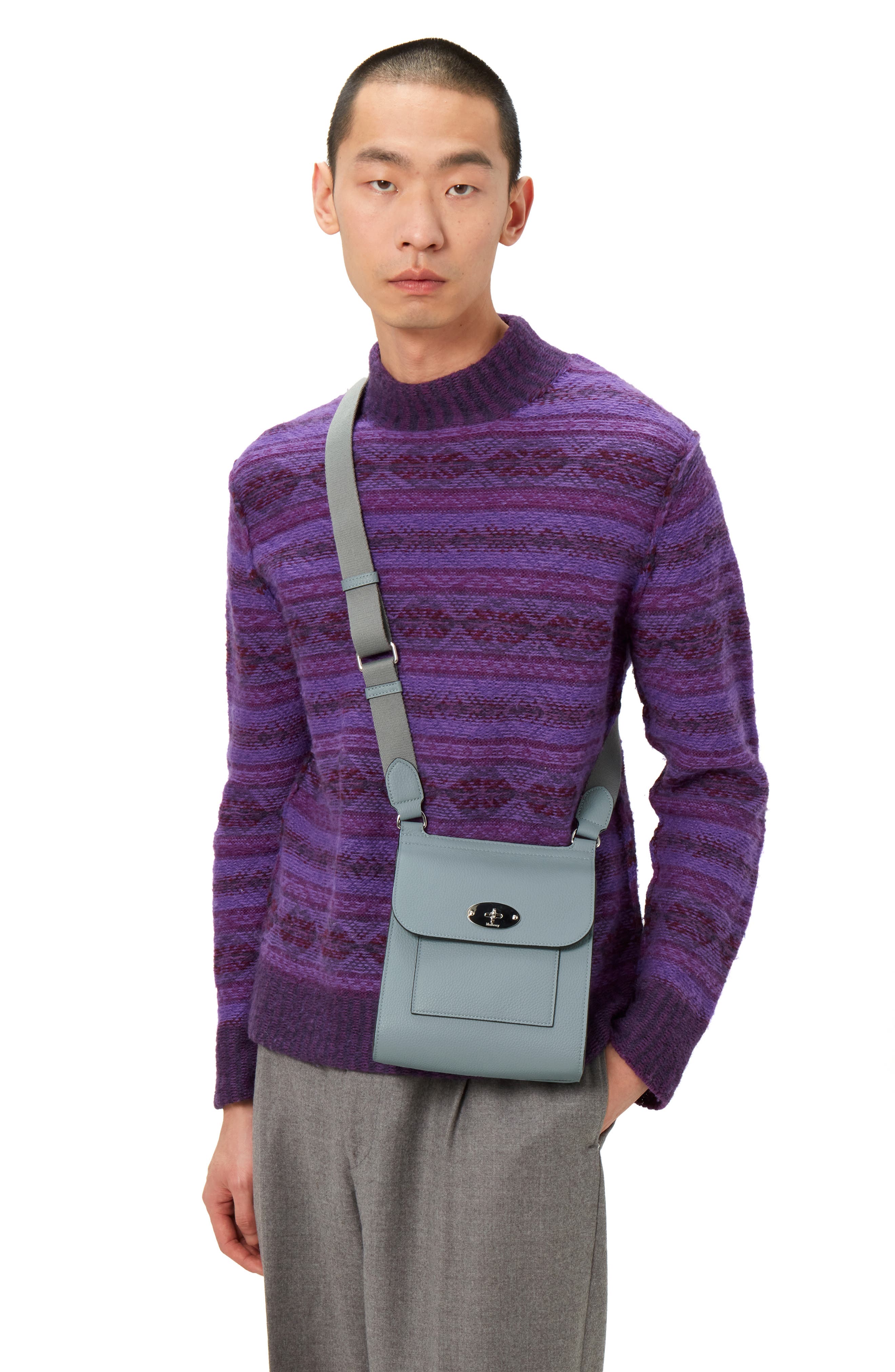 Mulberry Small Antony Leather Crossbody Bag, Alternate, color, 