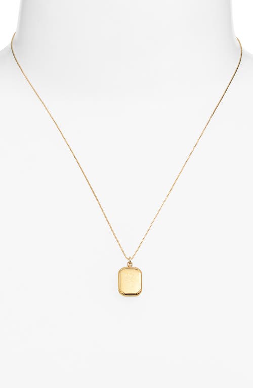 Set & Stones Audrey Birth Flower Pendant Necklace In Gold