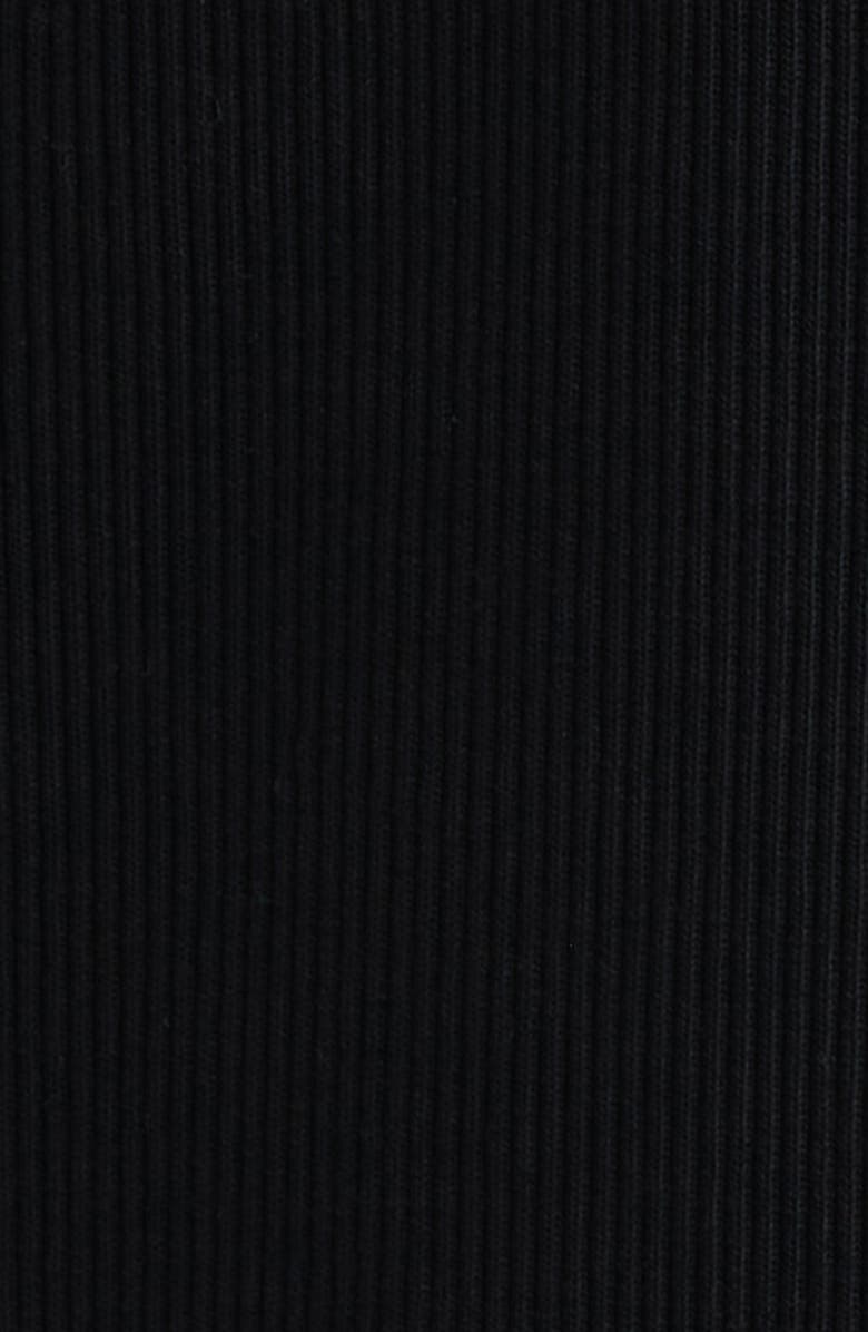 Les Deux Arthur Logo Embroidered Rib Tank, Alternate, color, Black