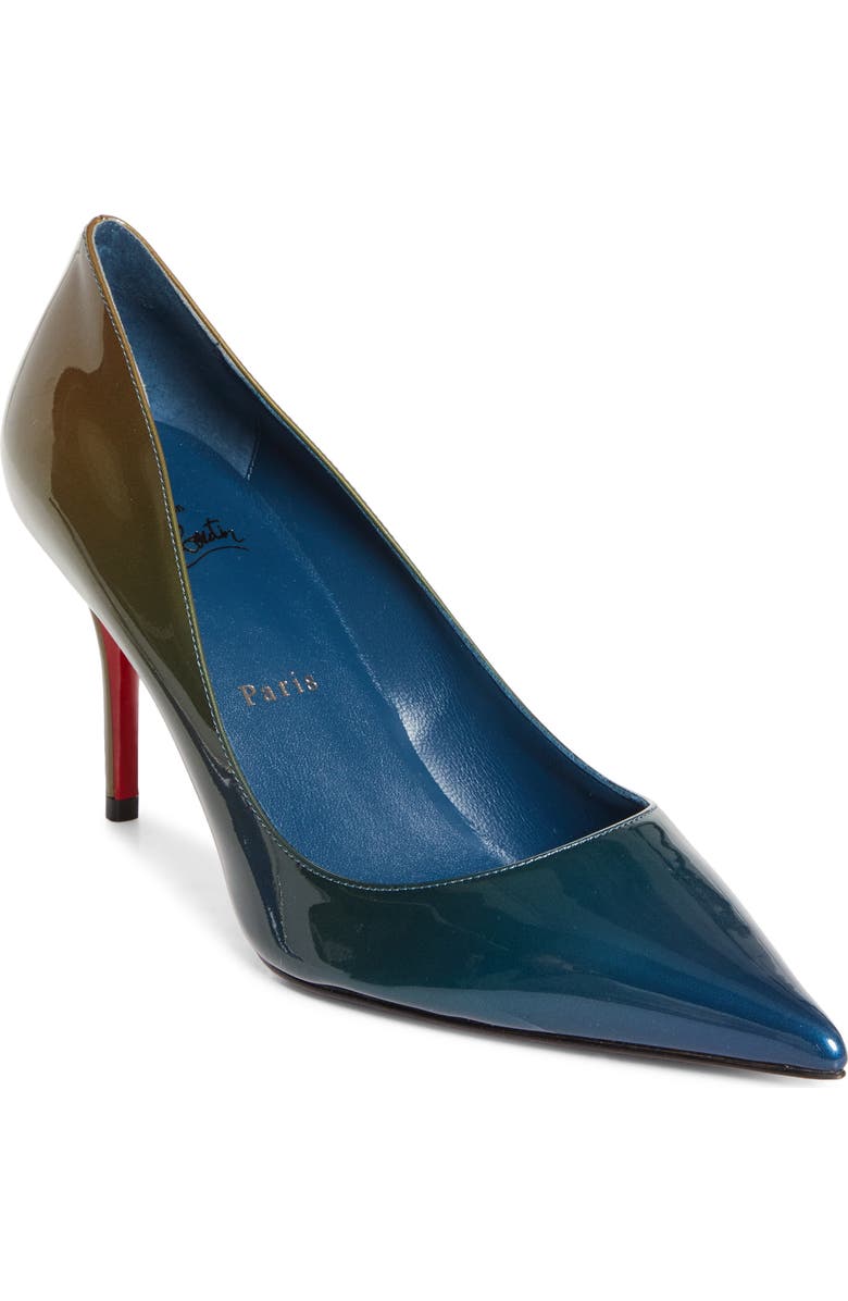 Christian Louboutin Miss Z Pointed Toe Pump, Main, color, Last Night/ Bronzo