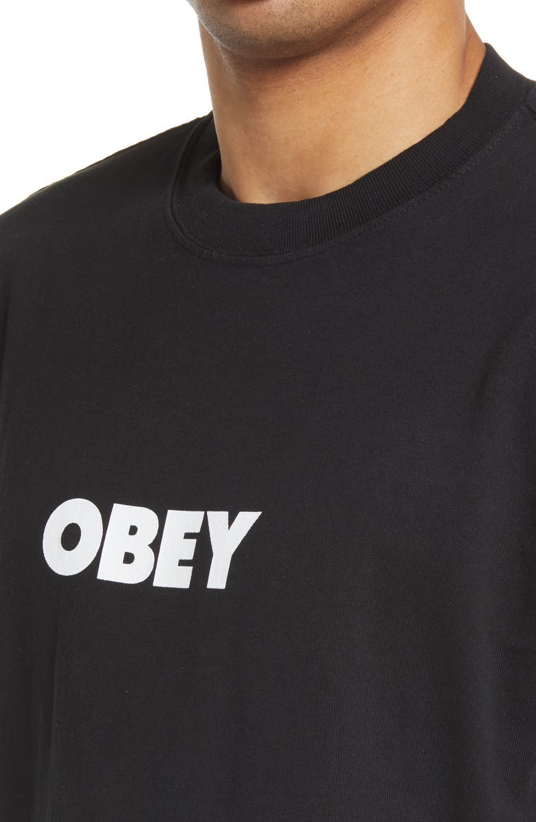 Obey Men's Cotton Graphic Logo Tee, Alternate, color,