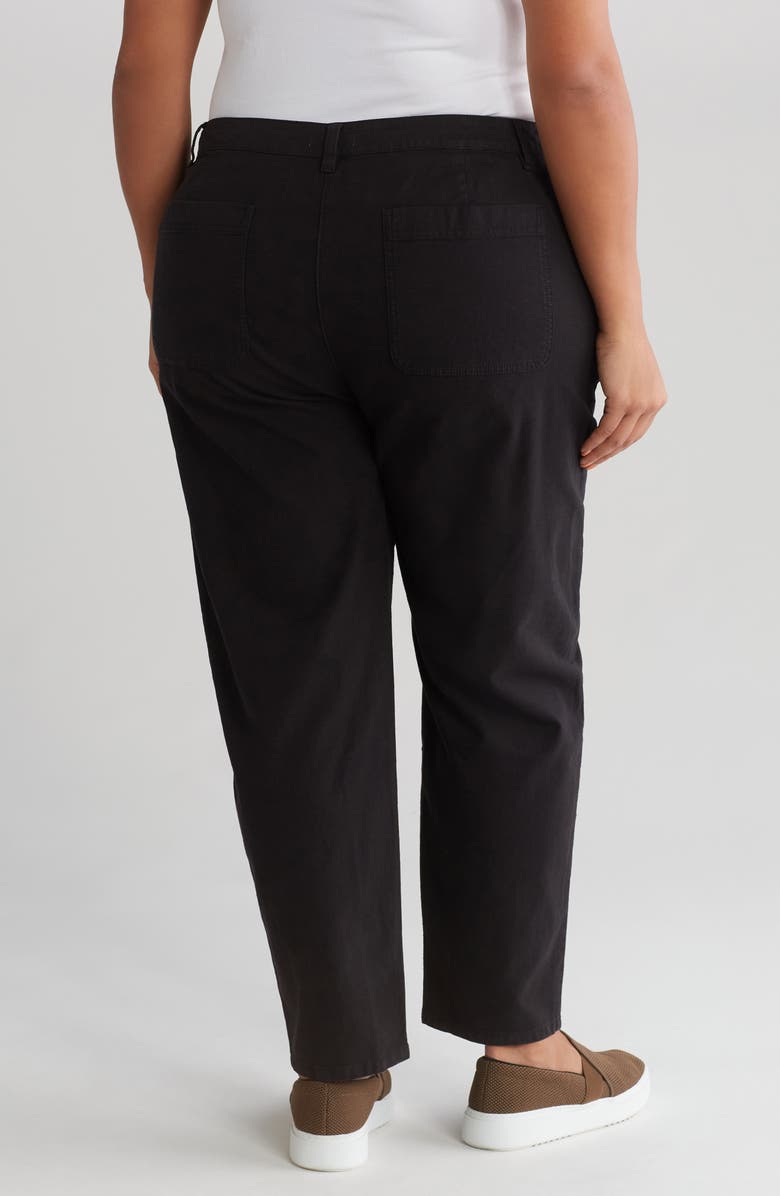 Eileen Fisher Organic Cotton Blend Tapered Ankle Pants, Alternate, color, 