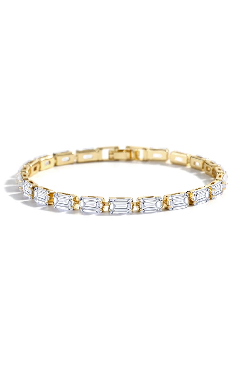 Baguette Tennis Bracelet, Main, color, Gold-Tone