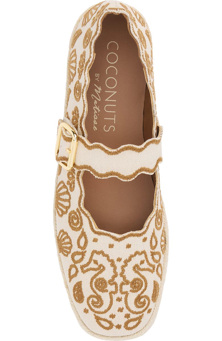Coconuts by Matisse Ariana Espadrille Mary Jane Flat, Alternate, color, Tan