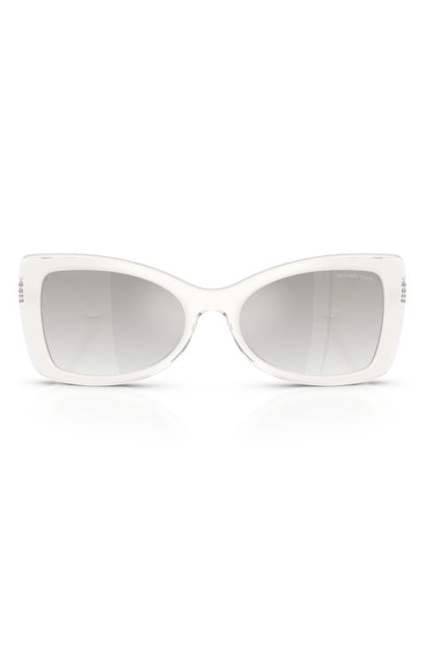 Malaga 53mm Gradient Butterfly Sunglasses