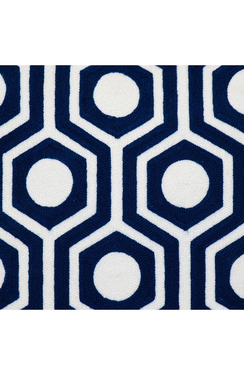 PARKLAND COLLECTION Ursae Embroidered Throw Pillow, Alternate, color, Blue