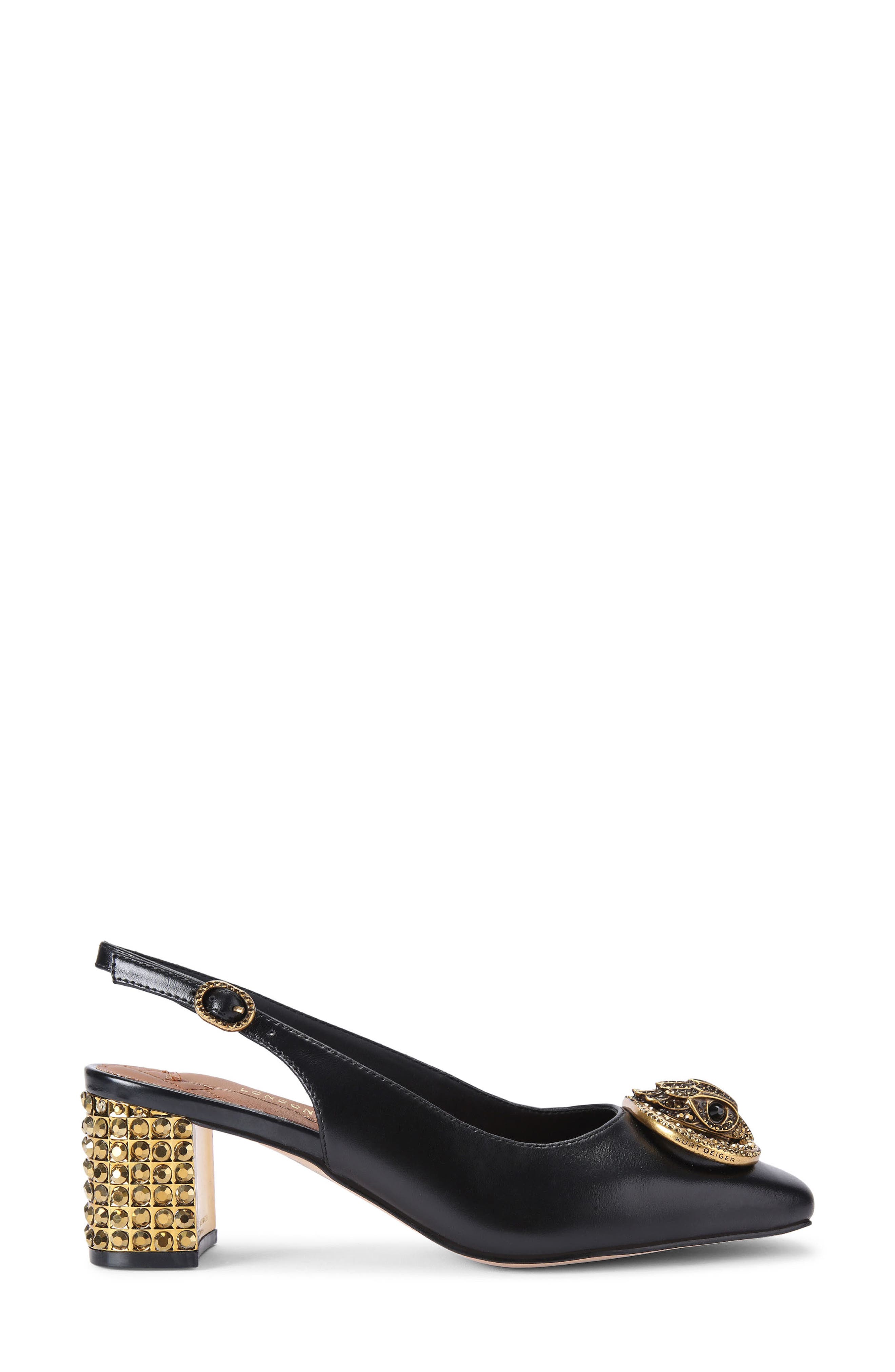 Kurt Geiger London Chelsea Slingback Pump, Main, color, Black