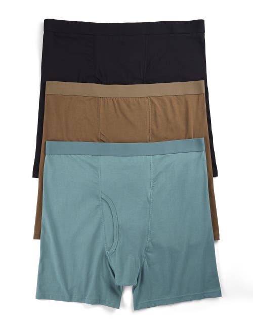 Harbor Bay By Dxl Big & Tall 3-pk Active Stretch Boxer Briefs