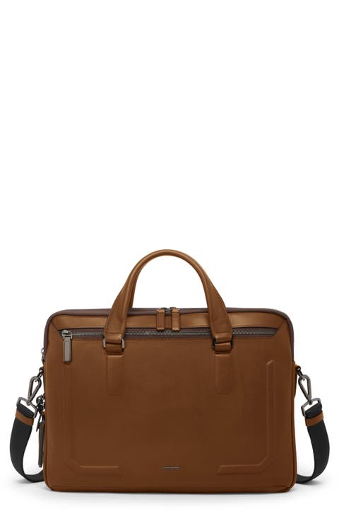 Sycamore Slim Leather Briefcase