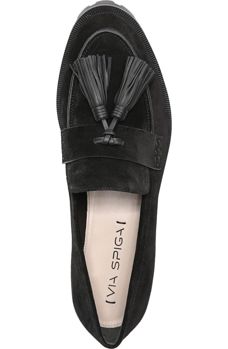 Via Spiga 'Giada' Tassel Platform Loafer, Alternate, color,
