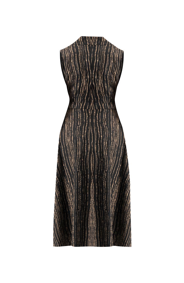 IVONNE Sleeveless Long Wrap Dress, Alternate, color, Black