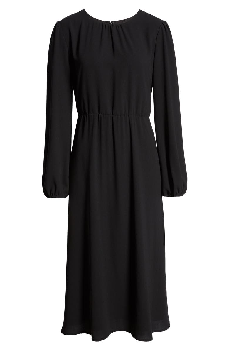 Halogen<sup>®</sup> Long Sleeve Midi Dress, Alternate, color, 