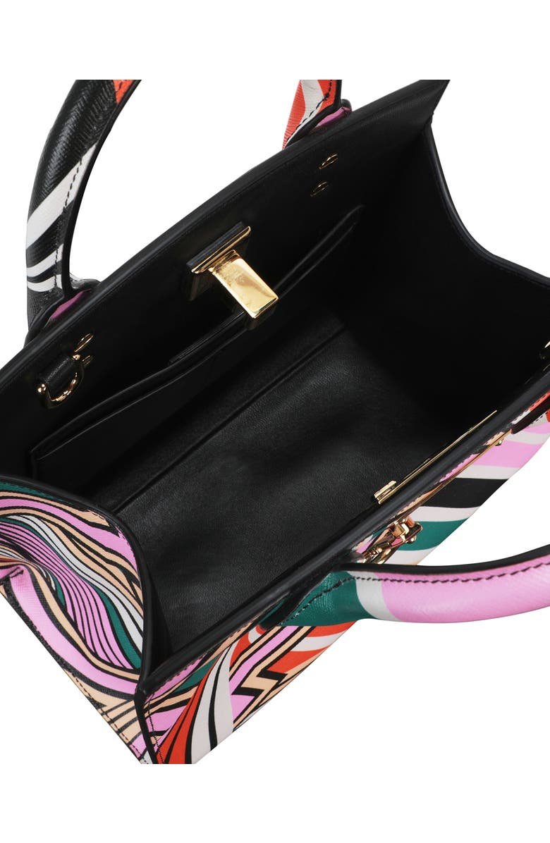 FERRAGAMO Gancini Print Leather Tote Bag, Alternate, color,