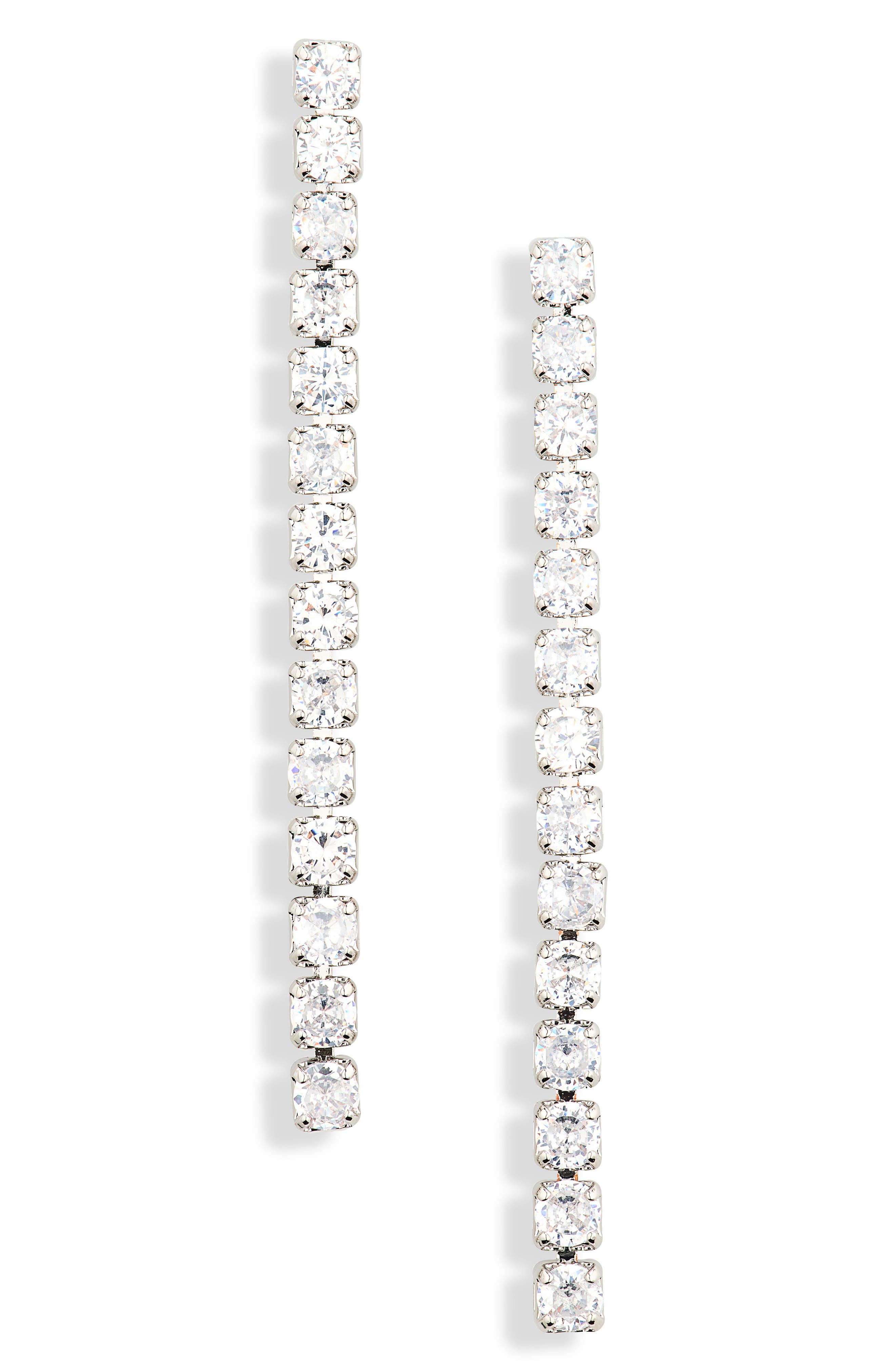 Cara Crystal Linear Earrings