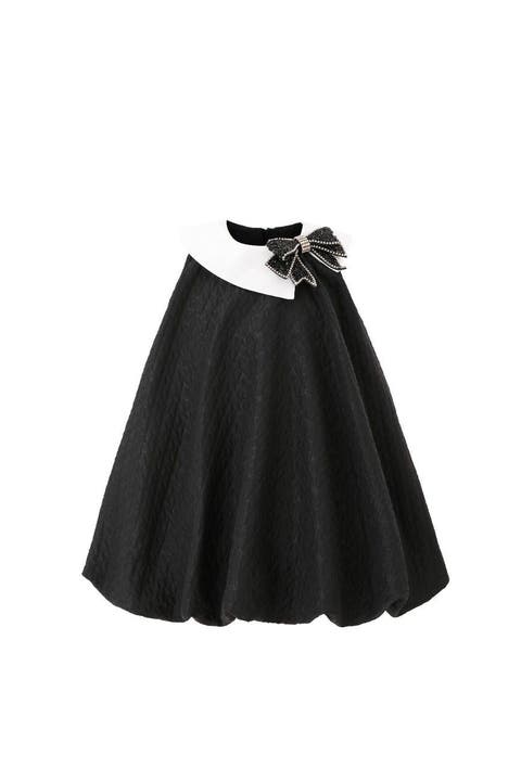 Monochrome Charm Bow Dress