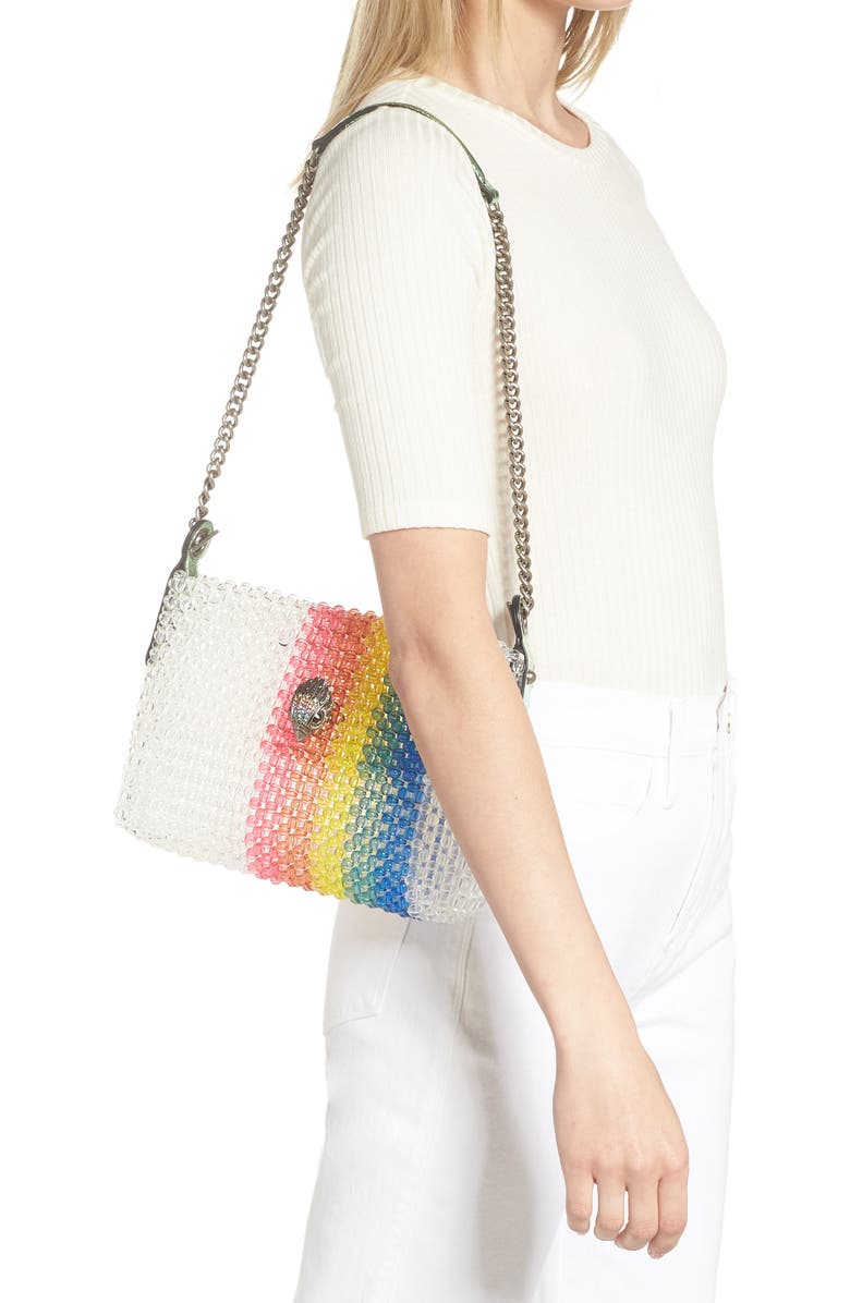 Kurt Geiger London Kensington Beaded Shoulder Bag, Alternate, color,