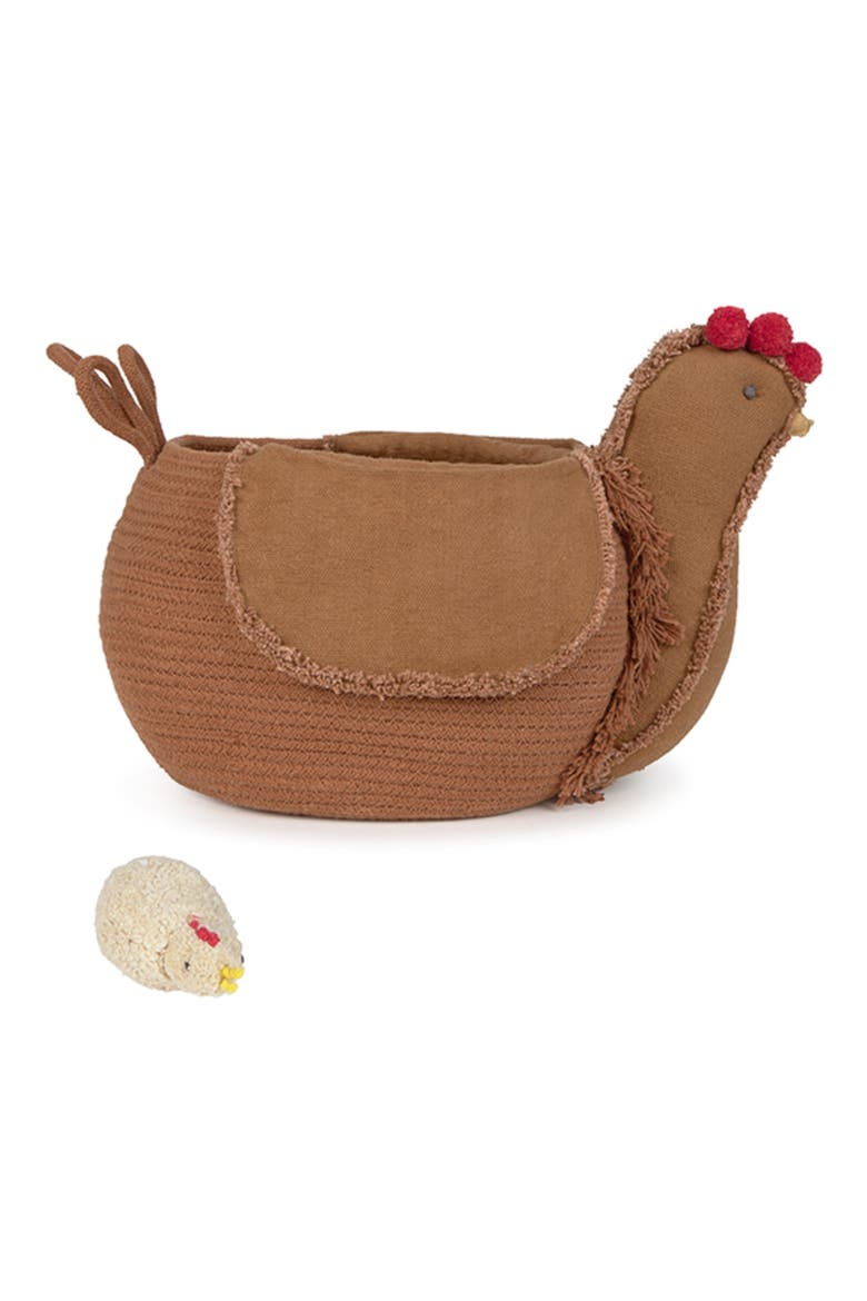 Chicken Basket, Main, color, TOFFEE RED DARK GREY HONEY
