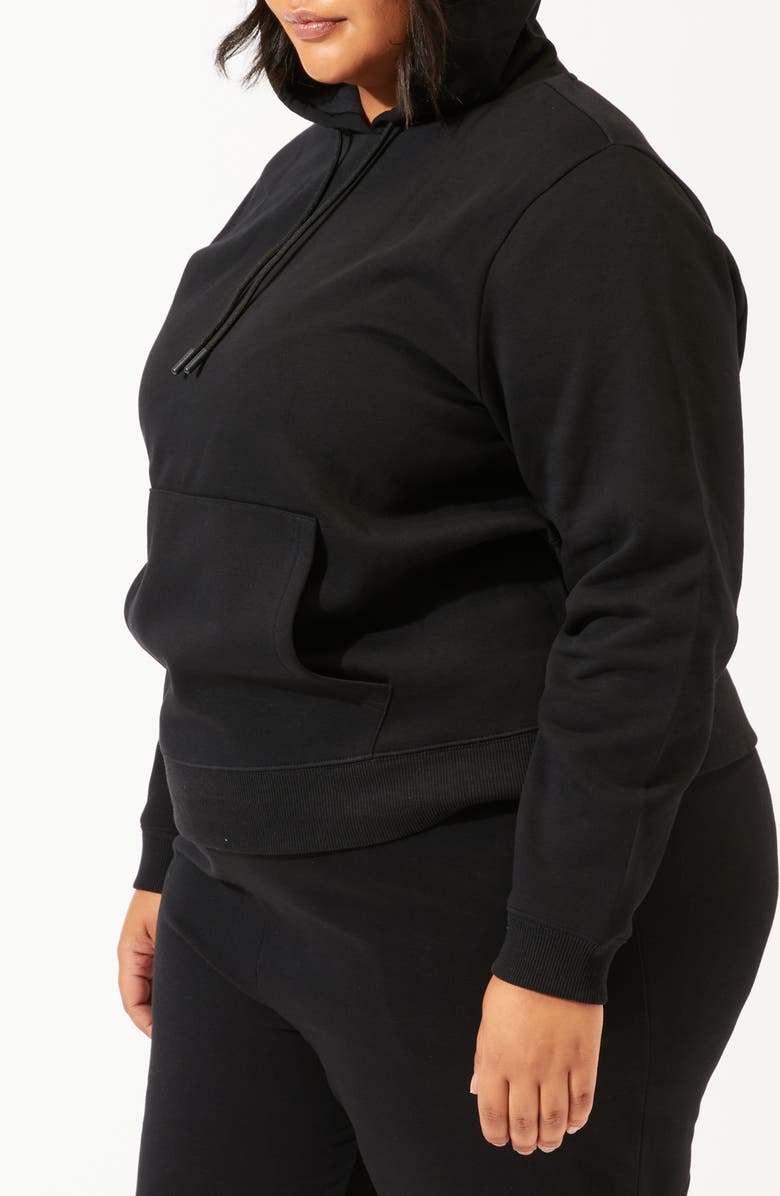 Threads 4 Thought Invincible Fleece Hoodie, Alternate, color, Black