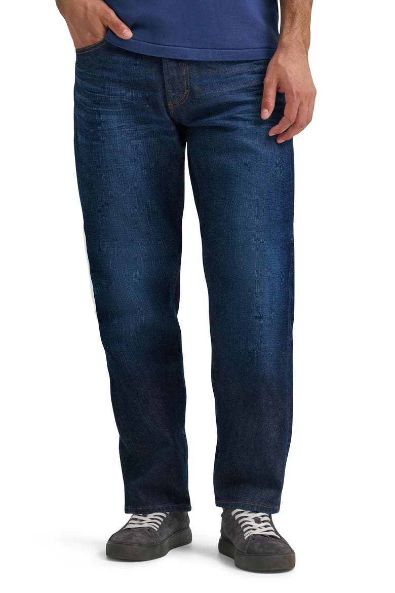 Gold Label Relaxed Tapered Jeans, Main, color, GOLD STREAK
