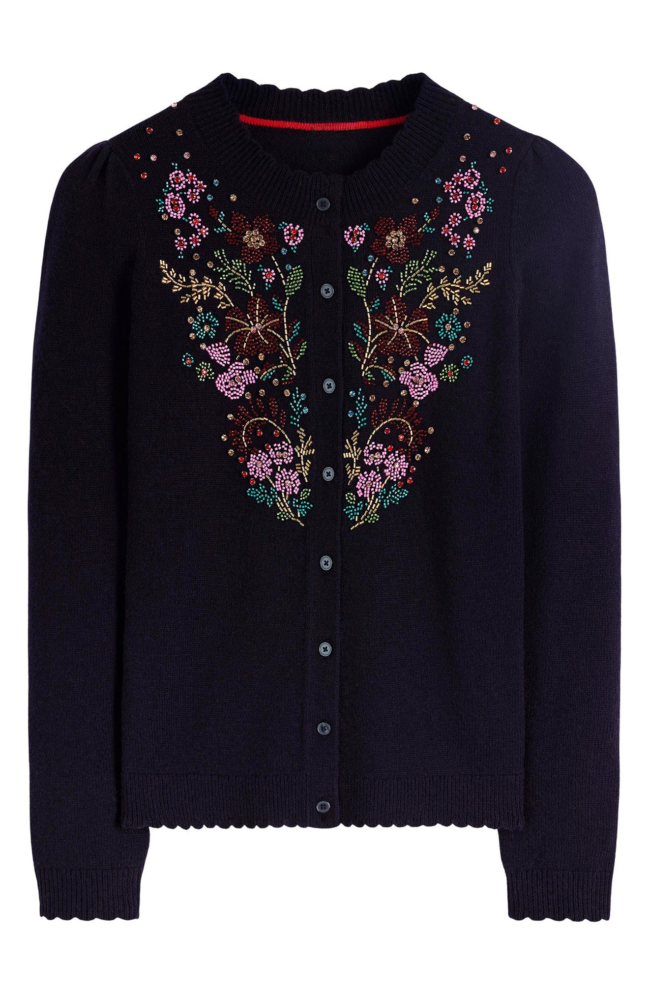 Bead Embellished Cardigan
