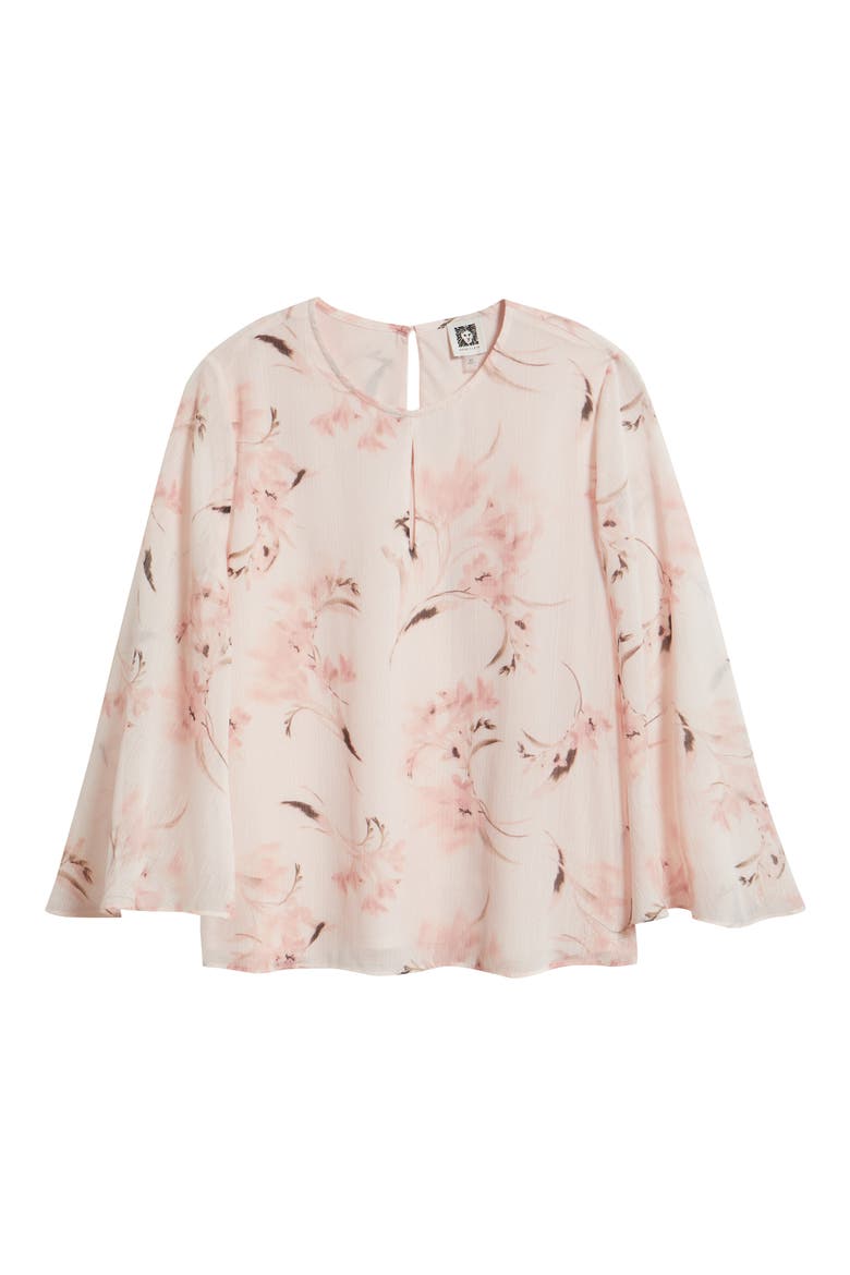 Texture Keyhole Top, Alternate, color, SOFT BLOSSOM MULTI