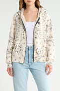 Aviator Nation Bandana Front Zip Hoodie