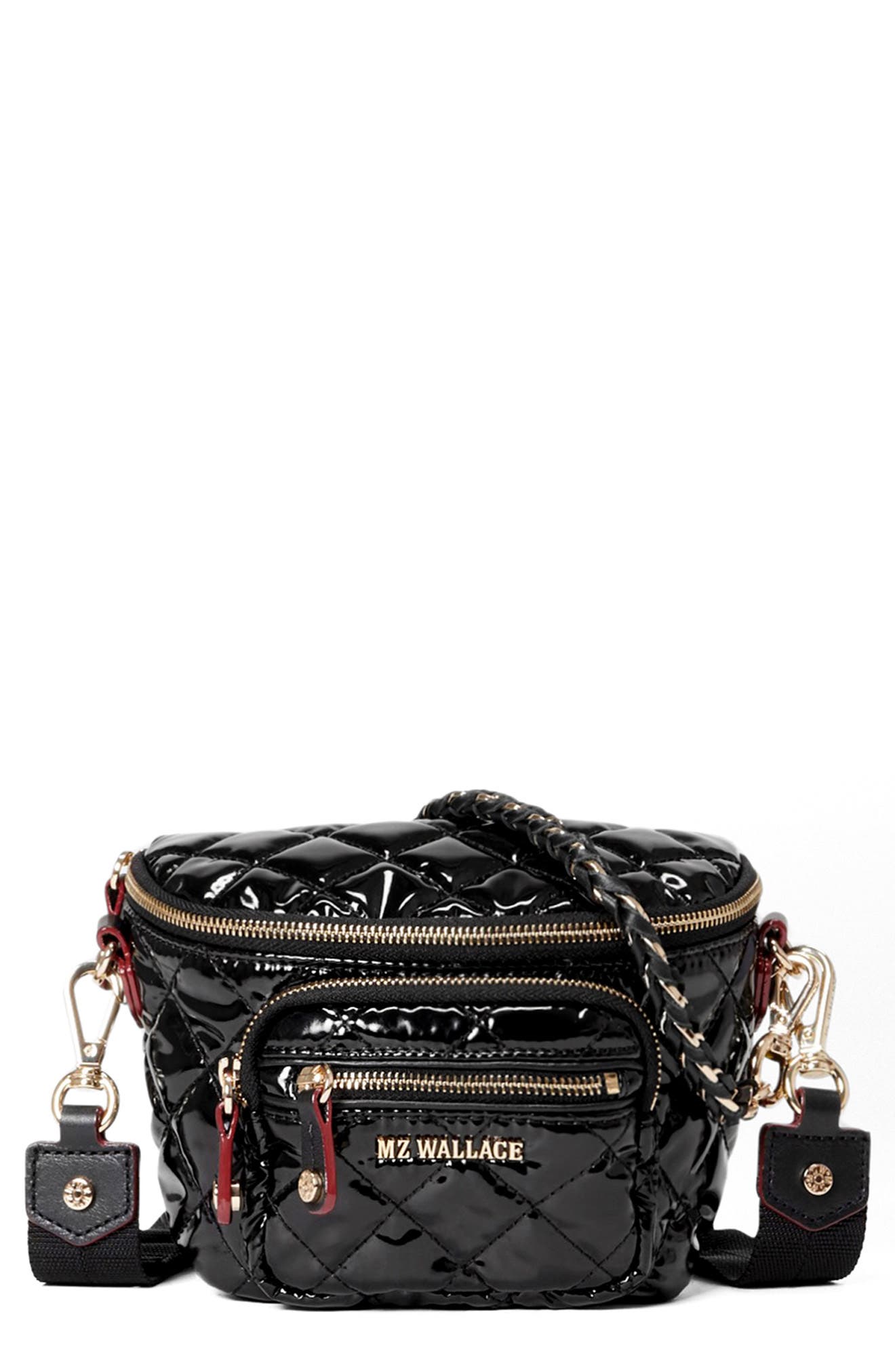 MZ Wallace Micro Crosby Quilted Nylon Sling Bag, Main, color, 