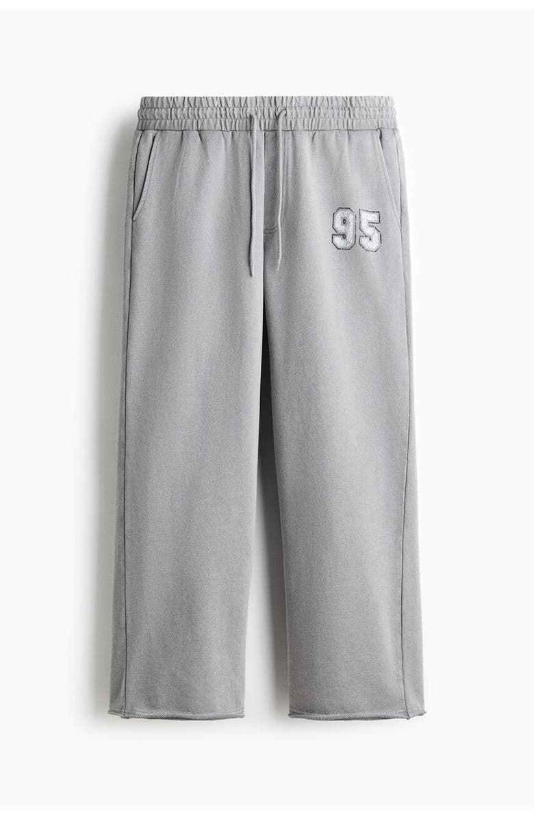 H&M Relaxed-fit sweatpants, Alternate, color, Dusty Gray/95