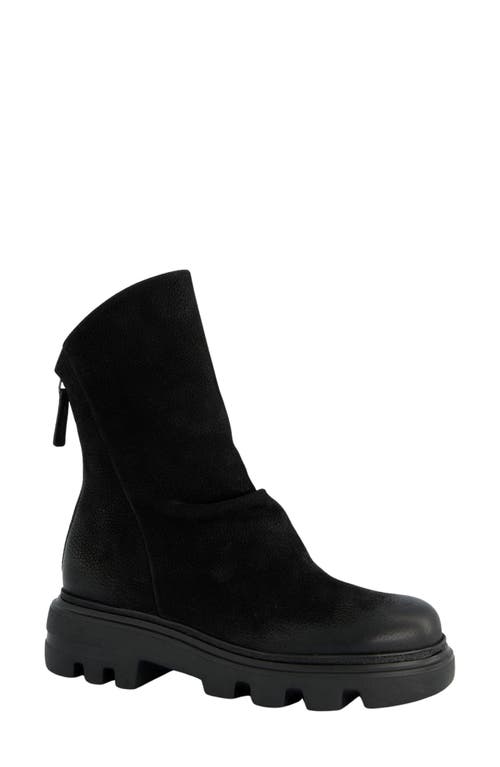 Paul Green Crosby Lug Sole Bootie In Black