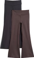 90 DEGREE BY REFLEX Kids' 2-Pack Crossover Piped Jersey Wide Leg Leggings