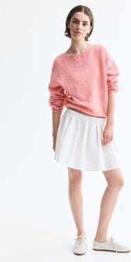 H&M Boat-neck Fine-knit Sweater