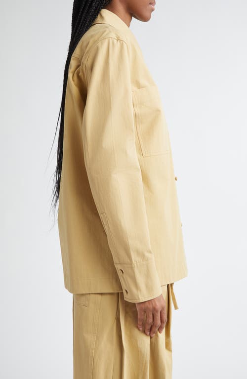 Jil Sander Boxy Button-up Shirt In Cereal