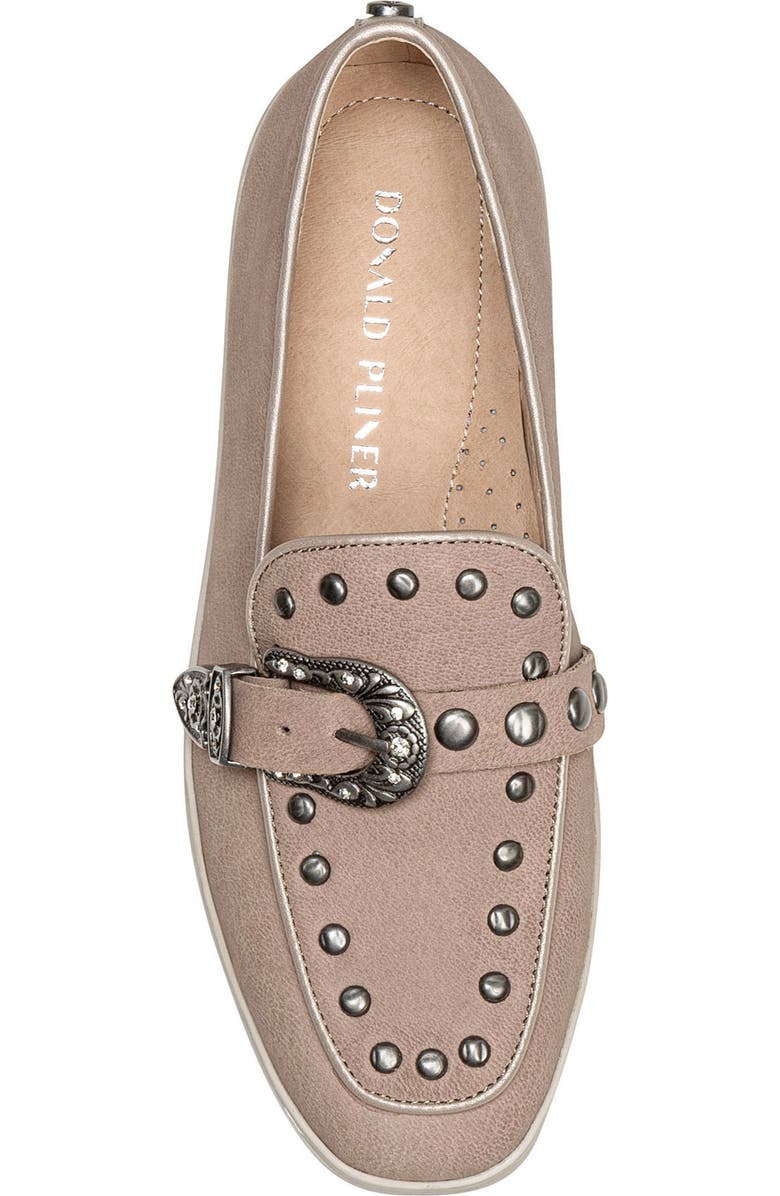 Donald Pliner Platform Wedge Loafer, Alternate, color, Taupe