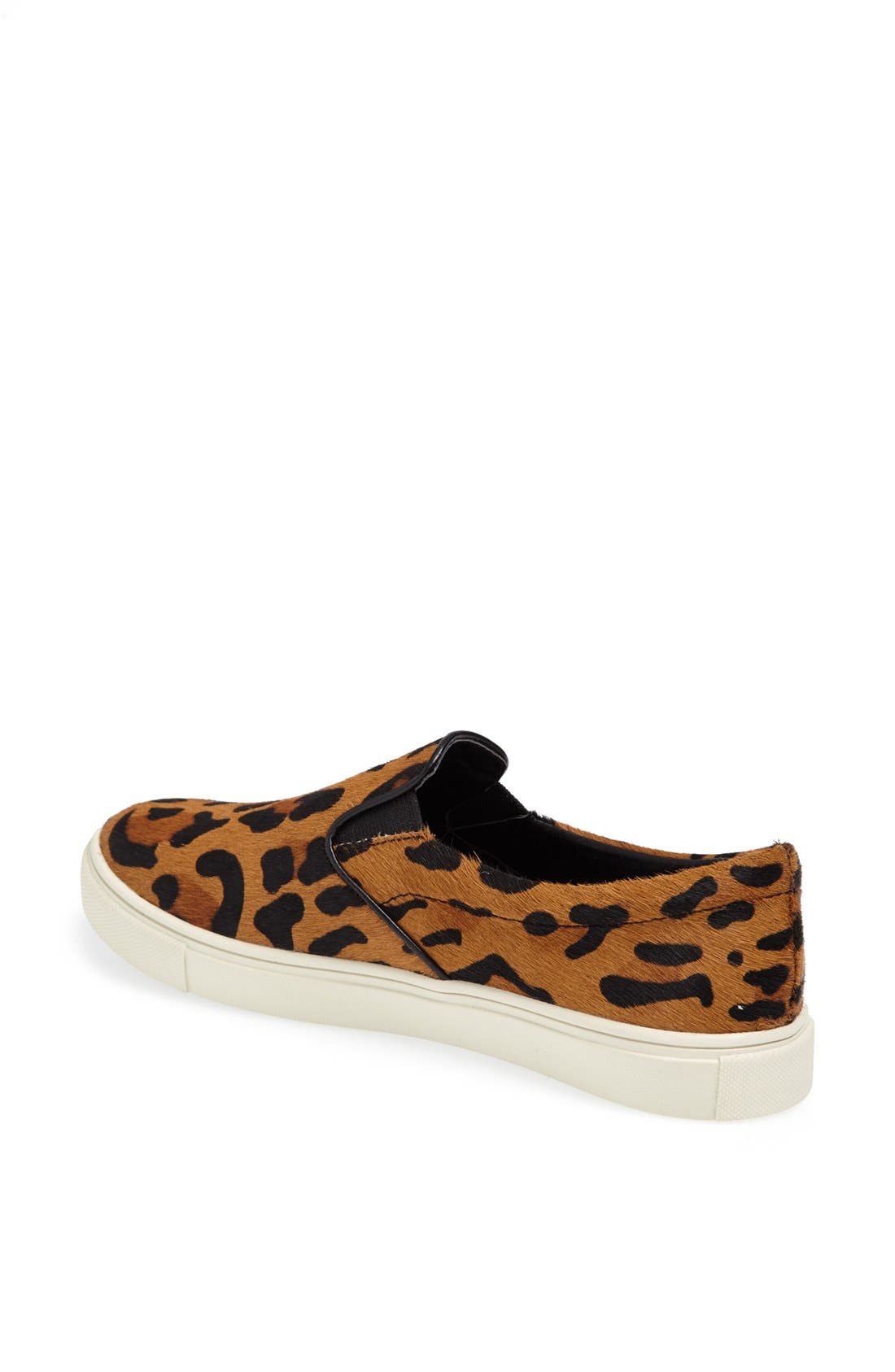 'Ecentric' Pony Hair Flat, Alternate, color, LEOPARD