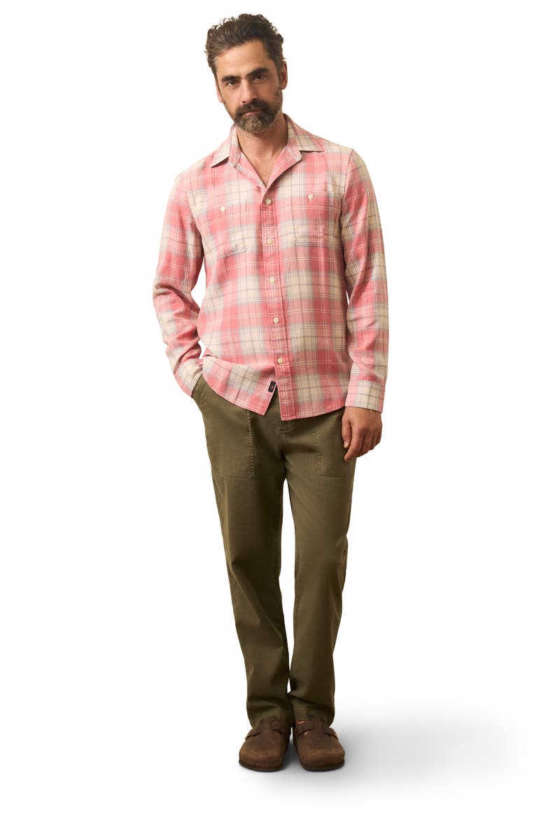The Tried & True Plaid Chambray Button-Up Shirt, Alternate, color, CARNATION FIELD PLAID