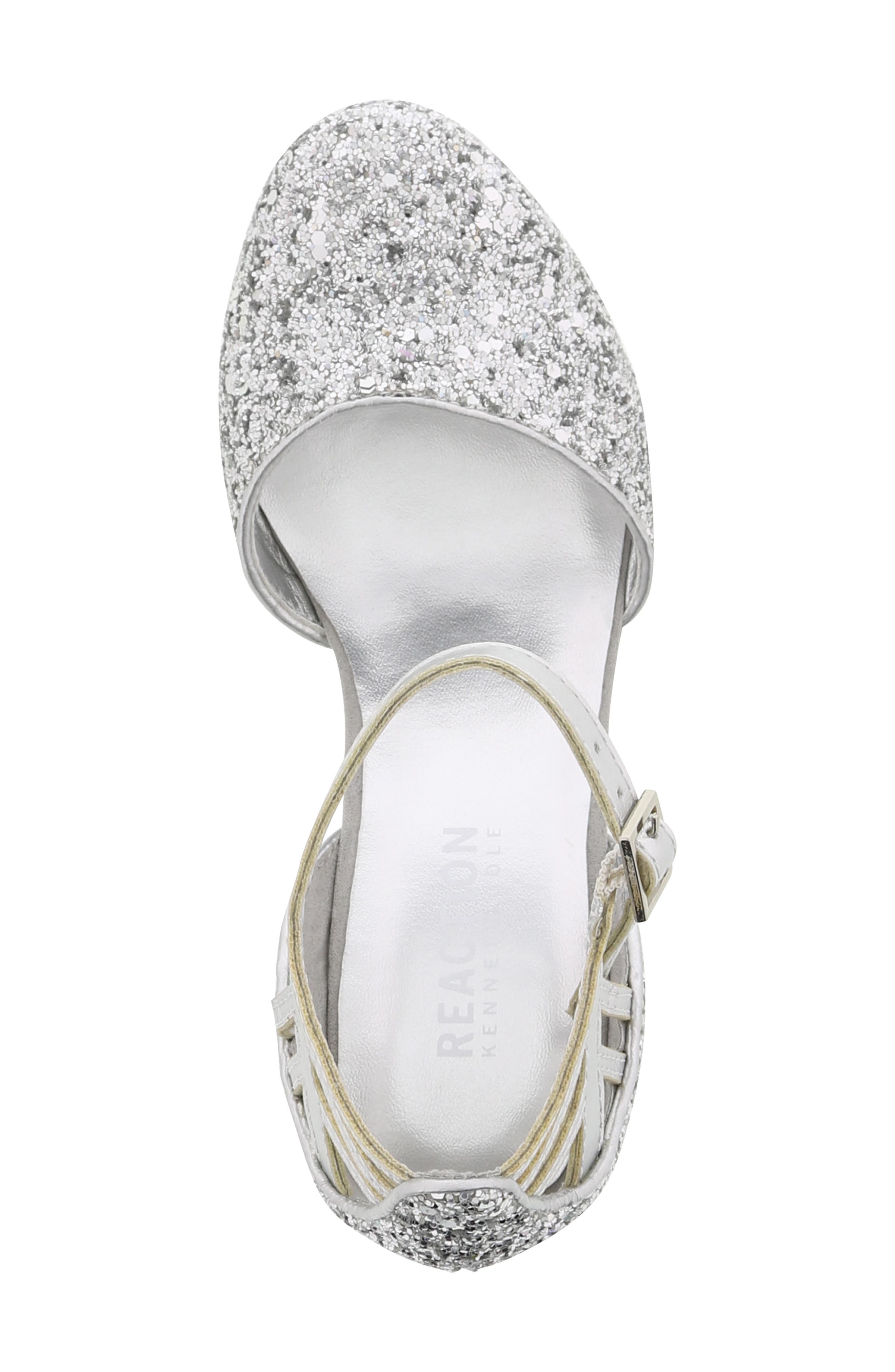 Kenneth Cole New York Sarah Shine Pump, Alternate, color, SILVER MULTI