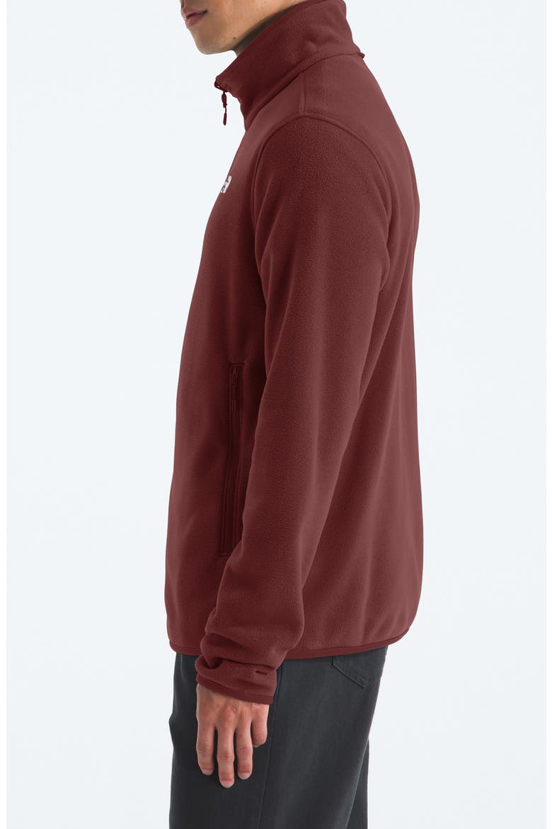 Glacier Fleece Zip Front Jacket, Alternate, color, SUMAC