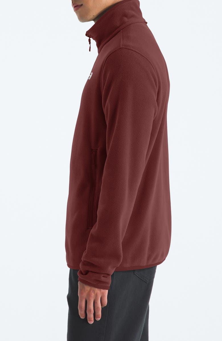 The North Face Glacier Fleece Zip Front Jacket, Alternate, color, Sumac