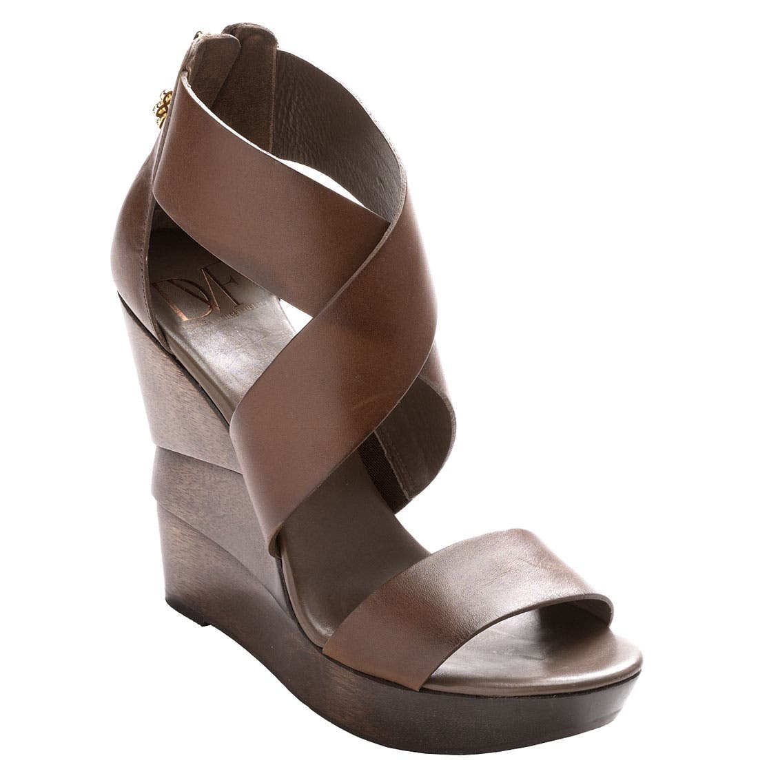 'Opal' Wedge Sandal, Main, color, MINK